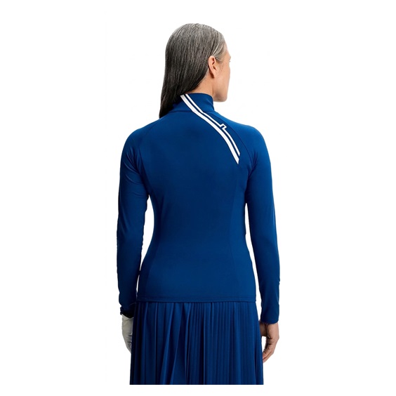 J.Lindeberg Nadu Quarter Zip Damen Midlayer, Estate Blue