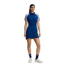 J.Lindeberg Chiara Polo Damen Poloshirt, Ladder Estate White