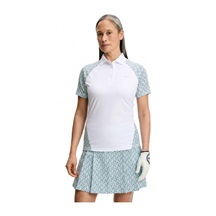 J.Lindeberg Chiara Polo Damen Poloshirt, Ladder White Bay