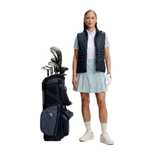 J.Lindeberg Chiara Polo Damen Poloshirt, Ladder White Bay
