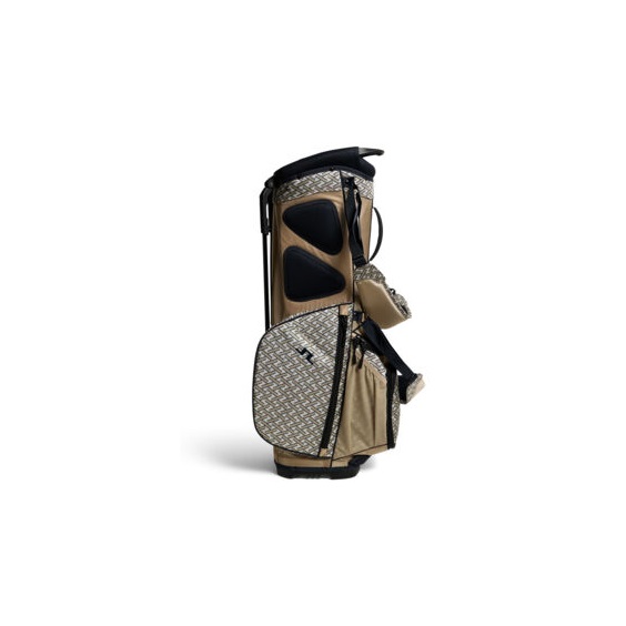 J.Lindeberg JL Flare Printed Golf Bag, Ladder White Kelp