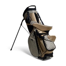 J.Lindeberg JL Flare Printed Golf Bag, Ladder White Kelp
