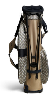 J.Lindeberg JL Flare Printed Golf Bag, Ladder White Kelp