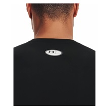 Under Armour HeatGear Herren Kompressionsshirt langarm, schwarz/weiß
