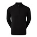 FootJoy drirelease Half-Zip Lined Herren Pullover, schwarz