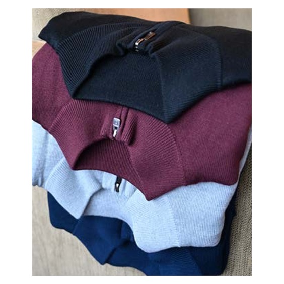 FootJoy drirelease Half-Zip Lined Herren Pullover, schwarz