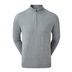 FootJoy drirelease Half-Zip Lined Herren Pullover, port heather grey