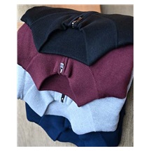 FootJoy drirelease Half-Zip Lined Herren Pullover, port heather grey