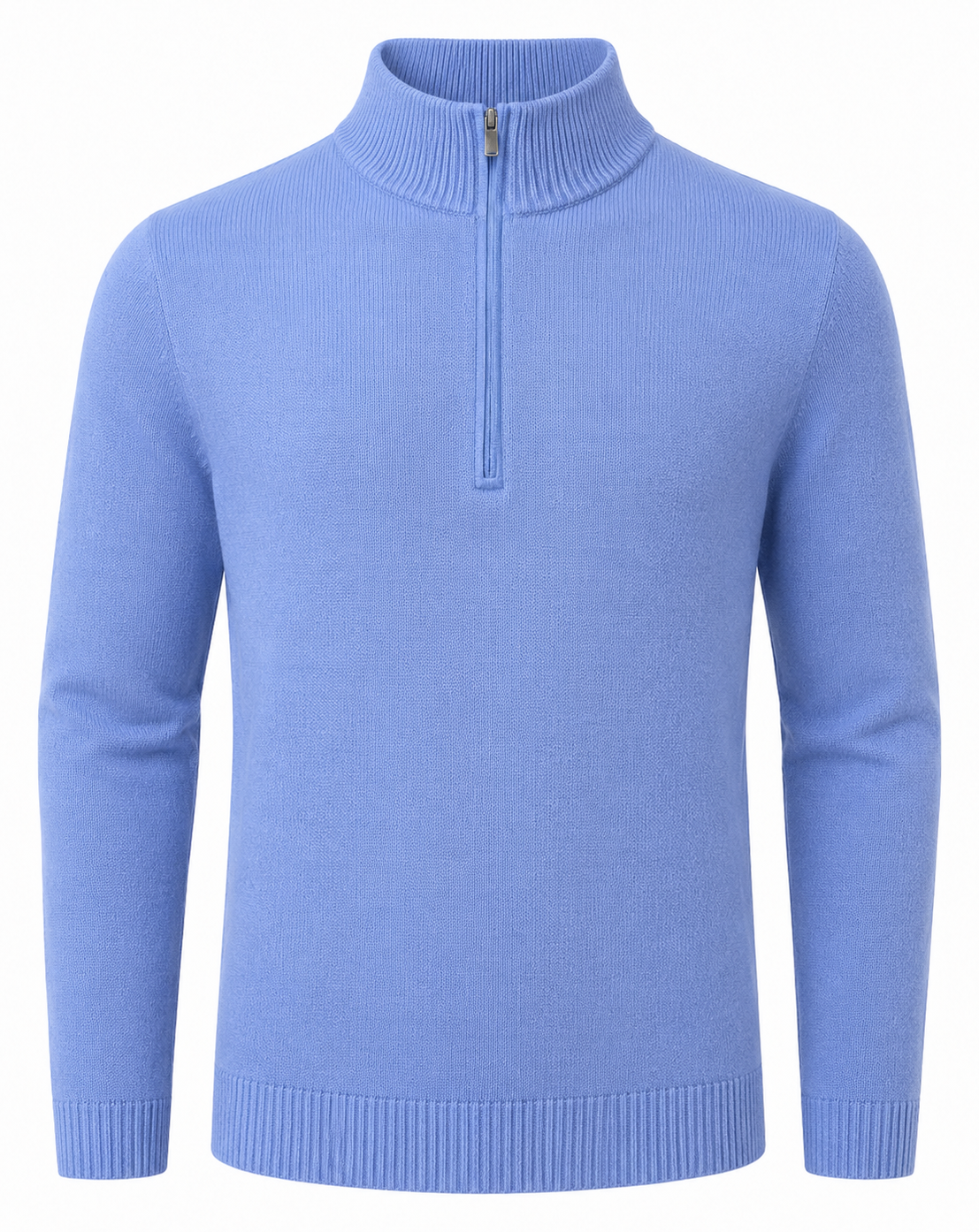 FootJoy drirelease Half-Zip Lined Herren Pullover, heather blue