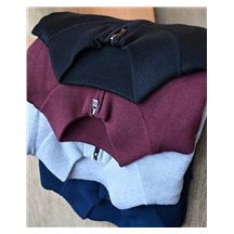 FootJoy drirelease Half-Zip Lined Herren Pullover, heather blue