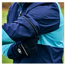 FootJoy HydroLite X Herren Regenoberteil, kurzärmelig, navy/mid blue