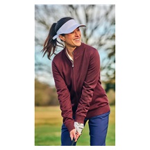 FootJoy drirelease Full-Zip Lined Damen Sweatjacke, port