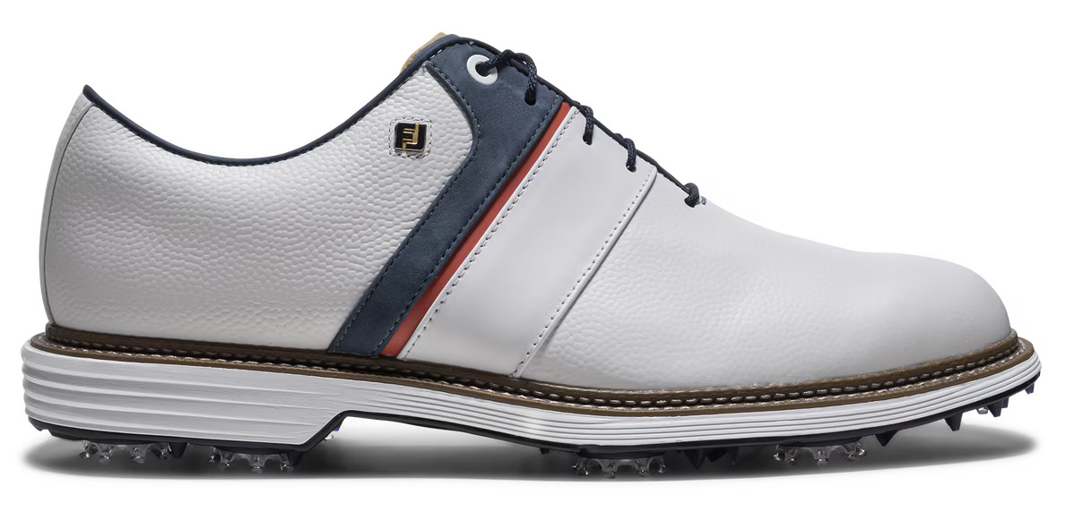 FootJoy Premiere Series - Packard Herren Golfschuhe, weiß/blau/nantucket red