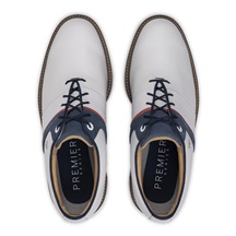 FootJoy Premiere Series - Packard Herren Golfschuhe, weiß/blau/nantucket red