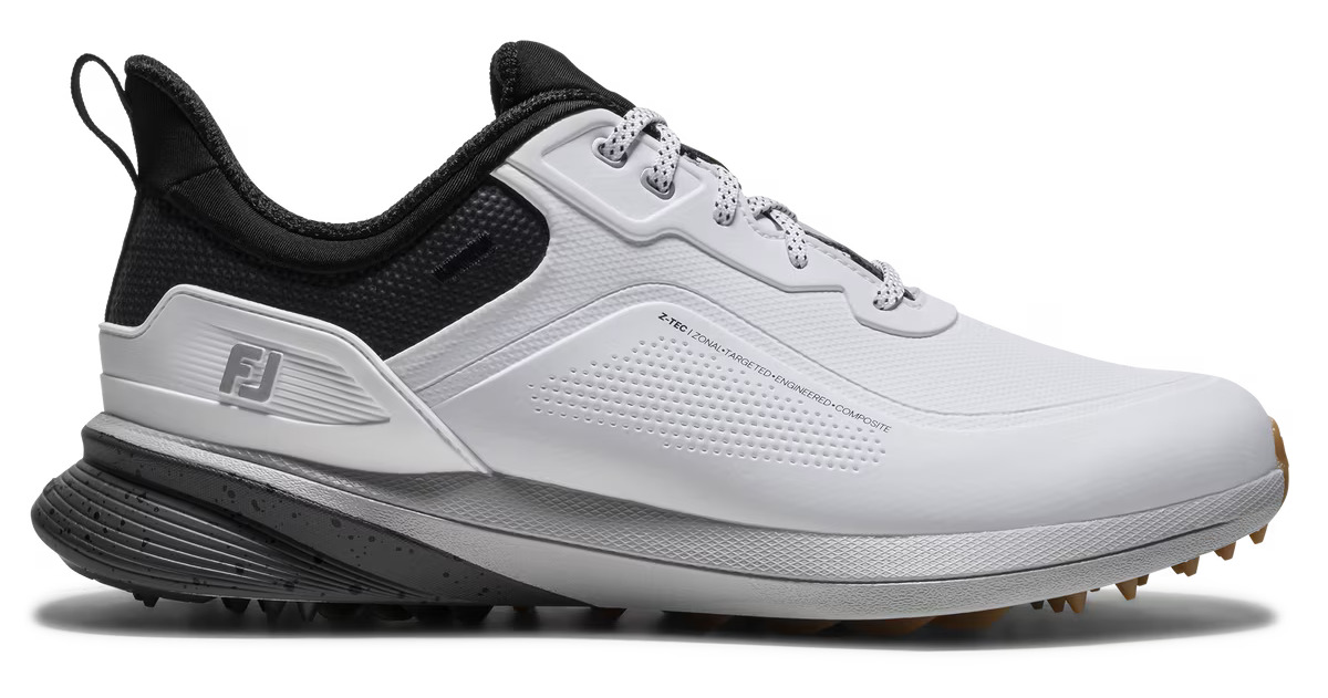 FootJoy PRO/SL Herren Golfschuhe, weiß/schwarz gum