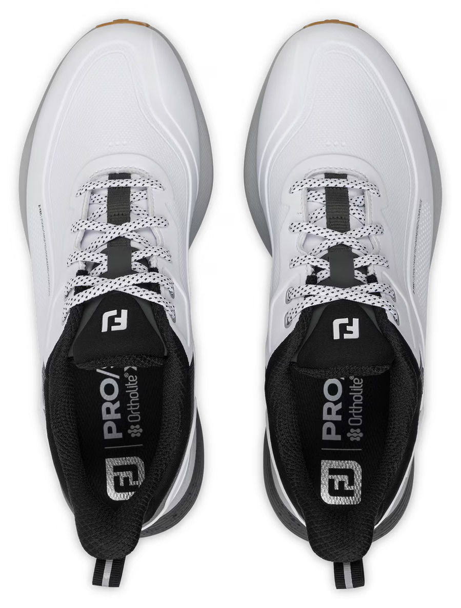 FootJoy PRO/SL Herren Golfschuhe, weiß/schwarz gum