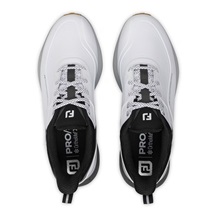 FootJoy PRO/SL Herren Golfschuhe, weiß/schwarz gum