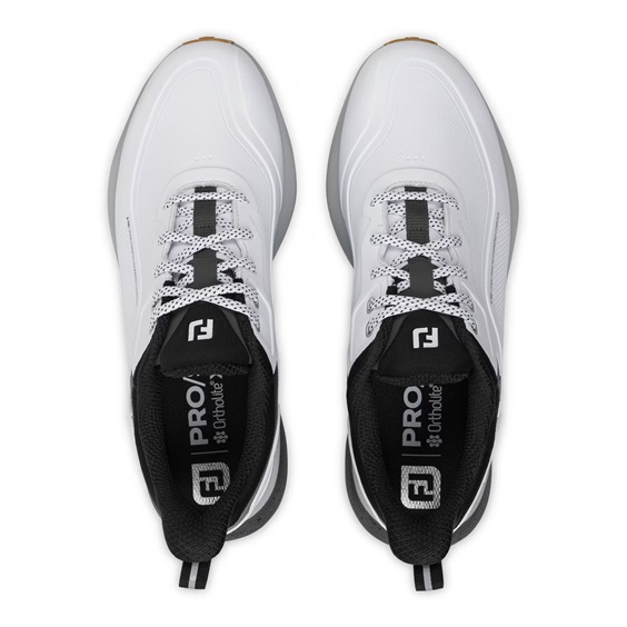 FootJoy PRO/SL Herren Golfschuhe, weiß/schwarz gum