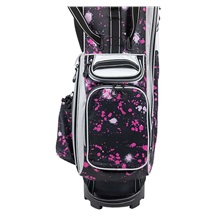 U.S. Kids Golf TS6-57 (145cm) Junior Stand Bag, Pink Paint Splatter
