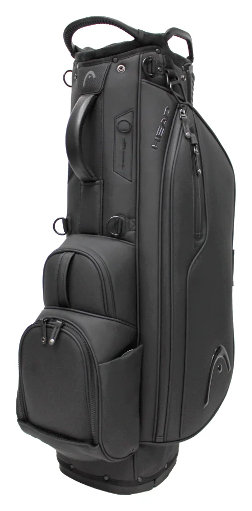 Head Golf PU Leather Premium Neutral NA Cartbag, Schwarz
