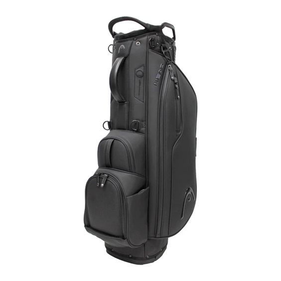 Head Golf PU Leather Premium Neutral NA Cartbag, Schwarz