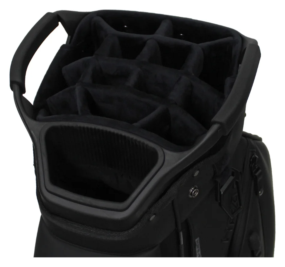 Head Golf PU Leather Premium Neutral NA Cartbag, Schwarz