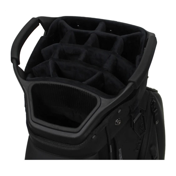 Head Golf PU Leather Premium Neutral NA Cartbag, Schwarz