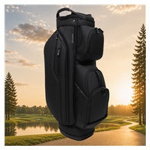 Head Golf PU Leather Premium Neutral NA Cartbag, Schwarz
