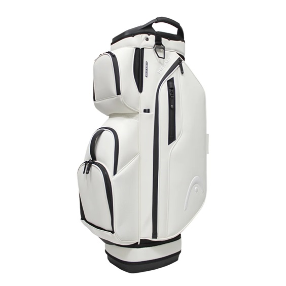 Head Golf PU Leather Premium Neutral NA Cartbag, Weiß