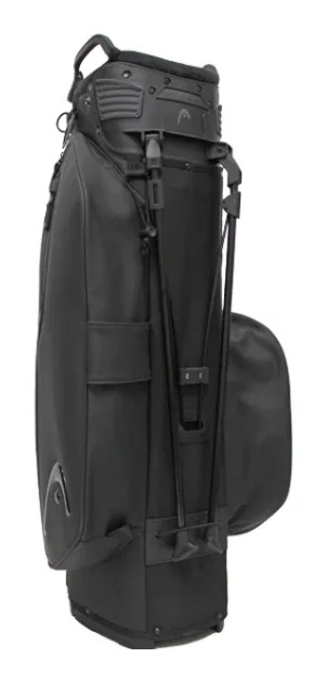 Head Golf PU Leather Premium Neutral NA Standbag, Schwarz