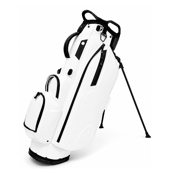 Head Golf PU Leather Premium Neutral NA Standbag, Weiß