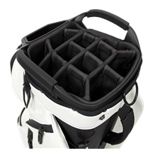 Head Golf PU Leather Premium Neutral NA Standbag, Weiß