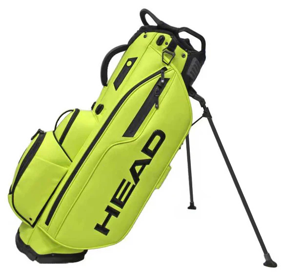 Head Golf PU Leather Premium Logo Standbag, volt yellow/green