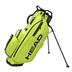 Head Golf PU Leather Premium Logo Standbag, volt yellow/green