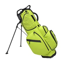 Head Golf PU Leather Premium Logo Standbag, volt yellow/green