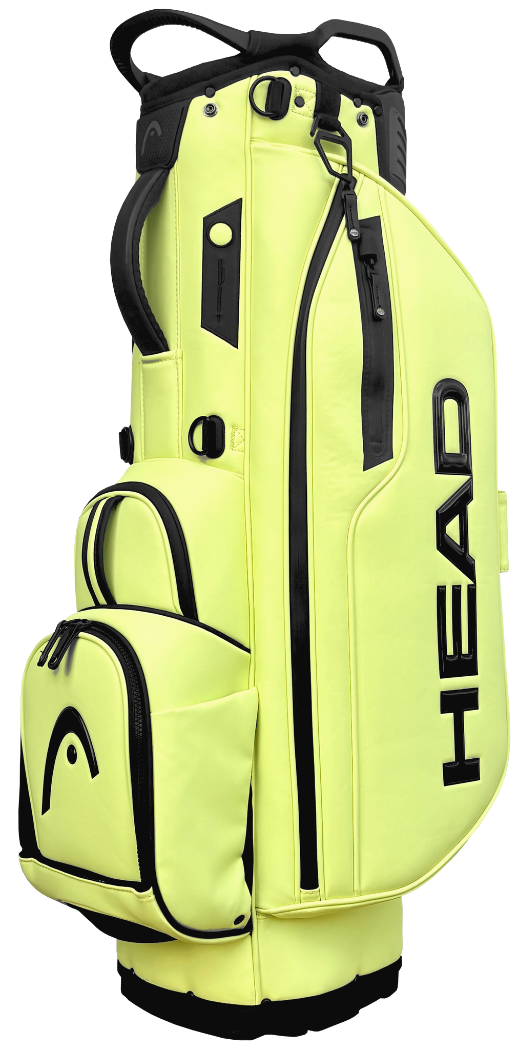 Head Golf PU Leather Premium Logo Standbag, volt yellow/green
