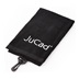 JuCad TriFold Golfhandtuch, schwarz
