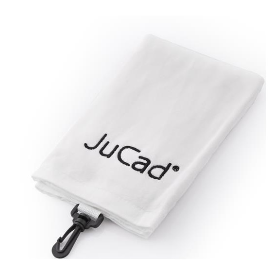 JuCad TriFold Golfhandtuch, weiss