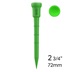 Lignum Tee Plastiktees 72mm, 12Stk., grün
