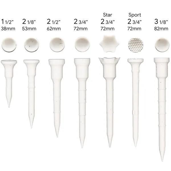 Lignum Tee Plastiktees 72mm, 12Stk., grün