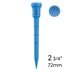 Lignum Tee Plastiktees 72mm, 12Stk., blau