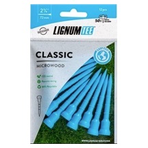 Lignum Tee Plastiktees 72mm, 12Stk., blau