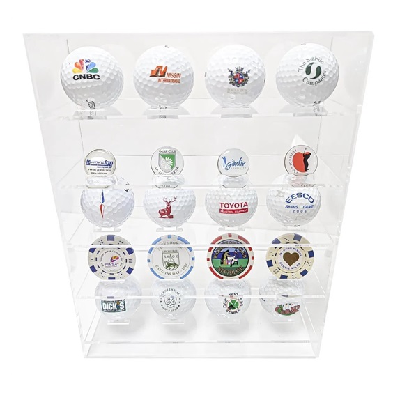 Longridge 20 Ball Perspex Display Rack Golfballregal 20 Bälle