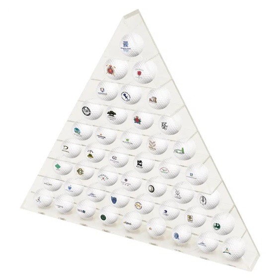 Longridge 45 Ball Pyramid Display Rack Golfballregal