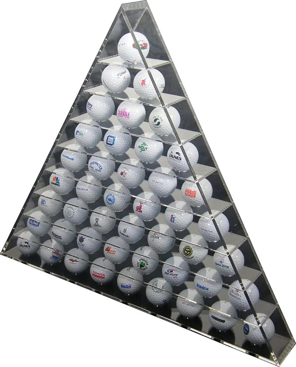 Longridge 45 Ball Pyramid Display Rack Golfballregal