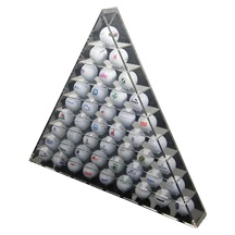 Longridge 45 Ball Pyramid Display Rack Golfballregal