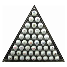 Longridge 45 Ball Pyramid Display Rack Golfballregal