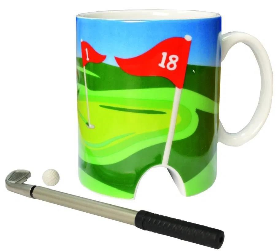 Longridge Golf Mug and Mini Putter Tasse