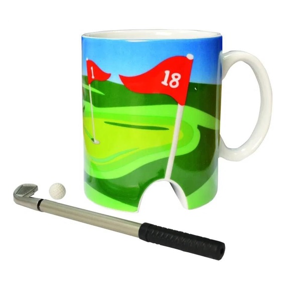 Longridge Golf Mug and Mini Putter Tasse