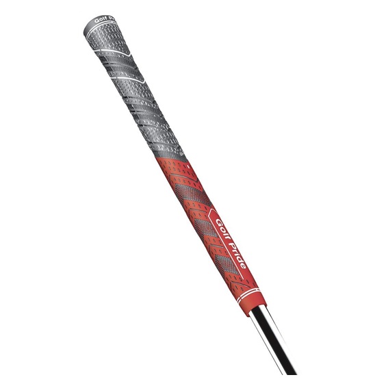 Golf Pride MCC Cord Plus4 Griff, STANDARD, grau/rot